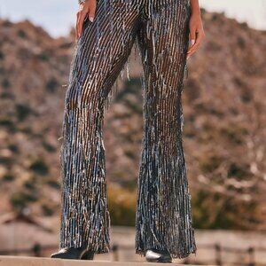 Sparkly Flare Pants